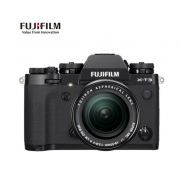 富士（FUJIFILM）X-T3/XT3 照相机/微单相机 套机 黑色（18-55mm镜头 ) 2610万像素 不含充电器和闪光灯